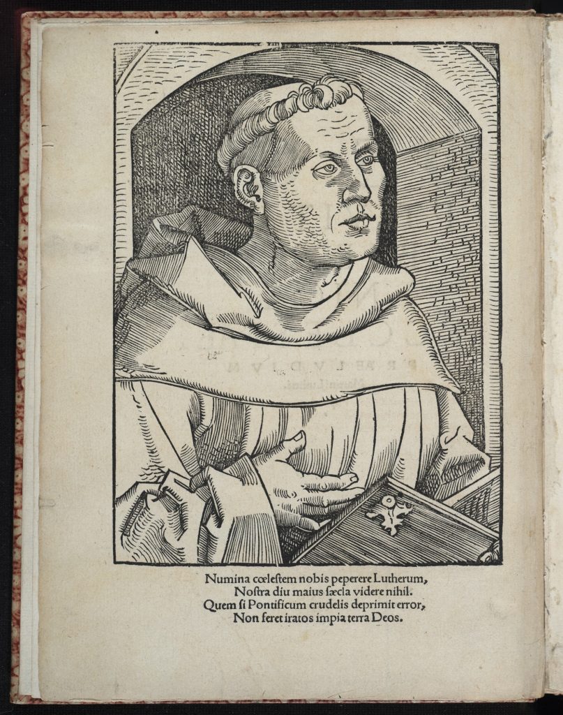 Frontispiece of Martin Luther, De Captivitate Babylonica ecclesiae [Argentorati: Ioannis Schotti], 1520.