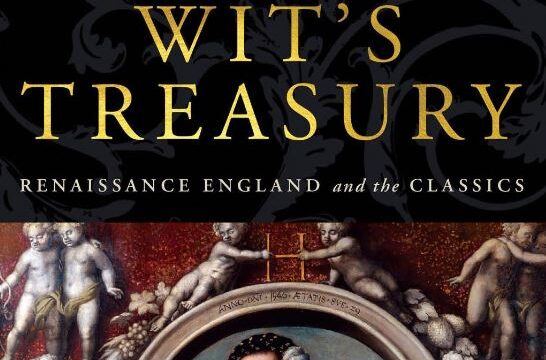 Detail from cover for Wit's Treasury, featuring a portrait of Henry Howard, earl of Surrey.