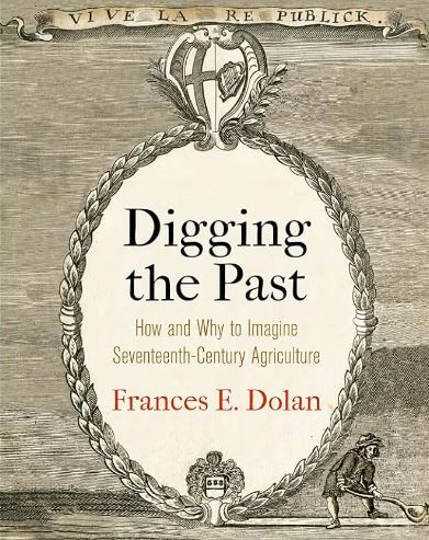 Cover of the book showcasing a woodcut of a man digging